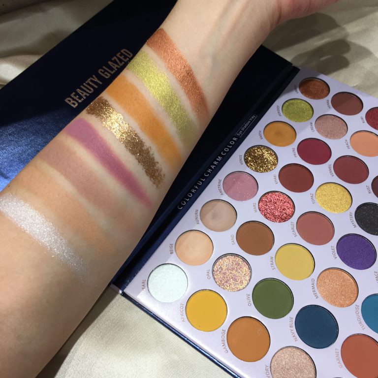 (READY &amp; ORI) Beauty Glazed 40 Colors Reversal Planet Pigmented Shimmer Eyeshadow Pallete - B71 B 71