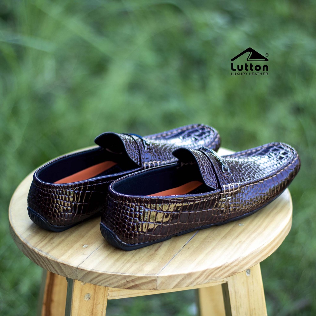 LUTTON - SEPATU MOCASIN TEBARU 2022 - SEPATU MOCASIN ALIGATOR