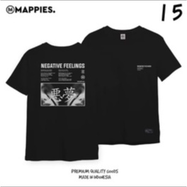 kaos mappies lengan pendek / pakaian dewasa tshirt original