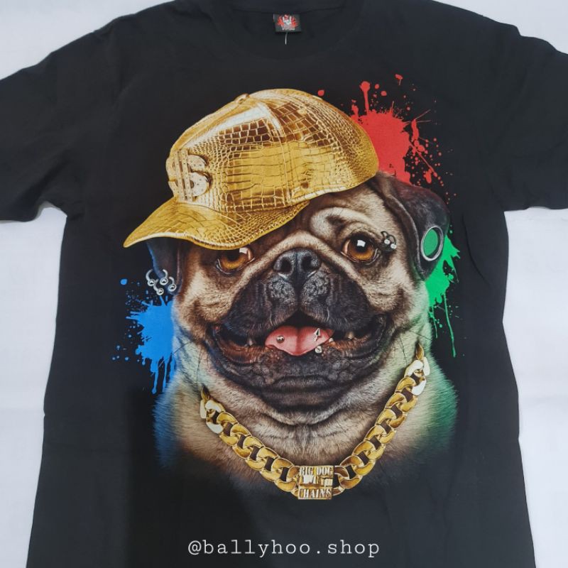 Rock Chang/Hot Rock Kaos Glow In The Dark Anjing Hip Hop