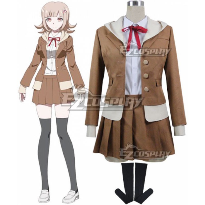 Danganronpa The End of Hope's Chiaki Nanami Cosplay Costume Anime Female