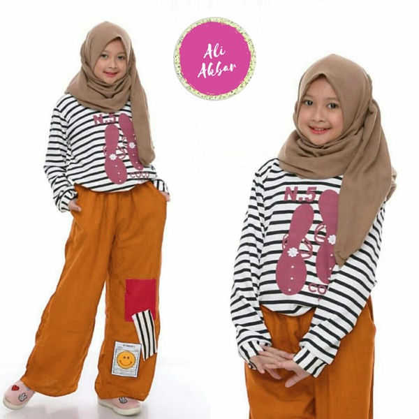 KD ST CACA KS baju anak perempuan set baju anak umur 6 7 8 9 10 tahun setelan anak cewek lucu
