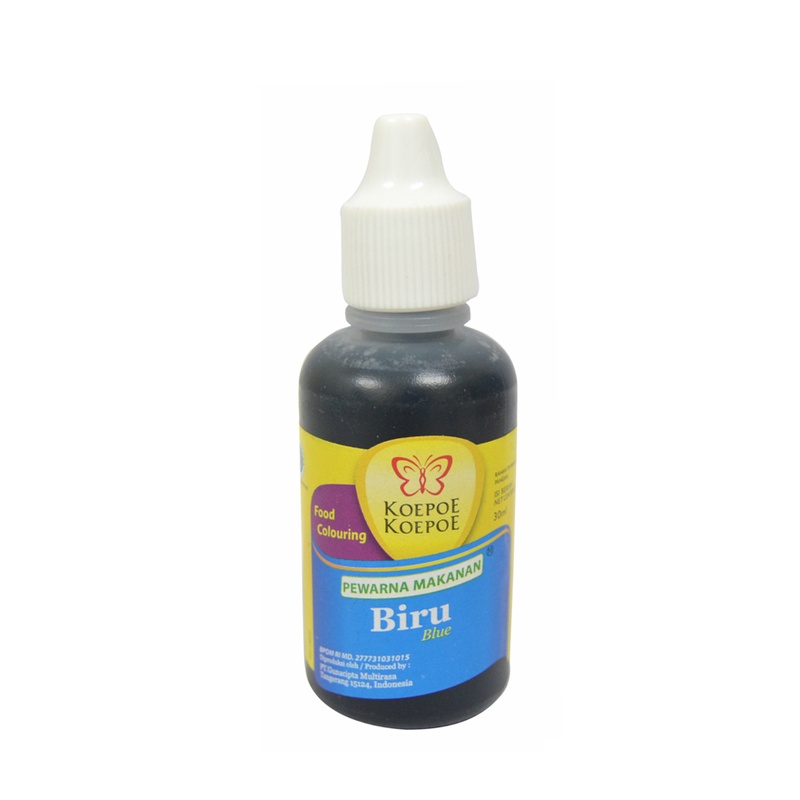 

Koepoe-Koepoe Bhn Pewarna Biru 30Ml