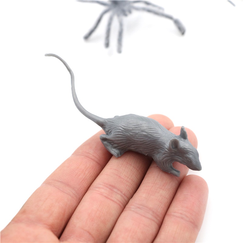 【Theredsunrisesiwy.id】44pcs Mixed Insect Reptile Scorpion Mouse Model Kids Bag gift Novelty Animal Toy