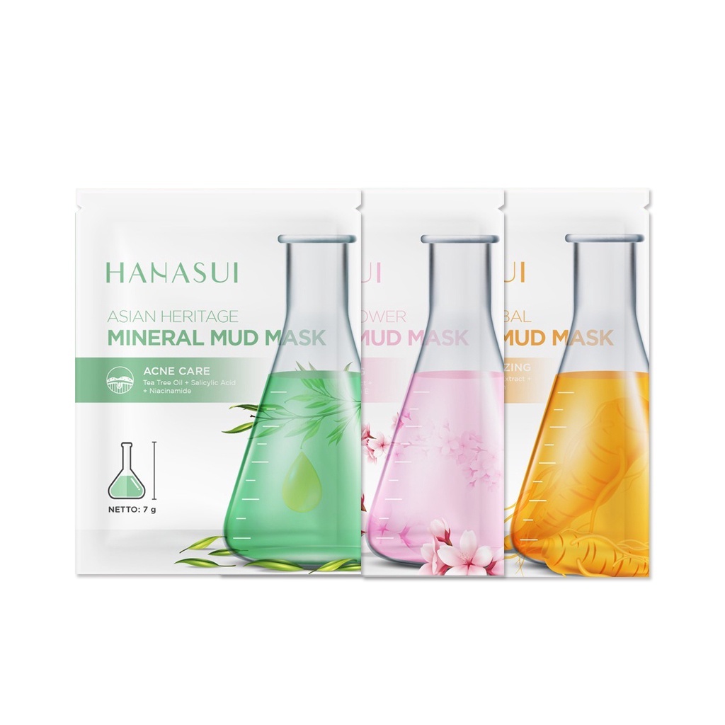 Hanasui Mineral Mud Mask - 1sachet