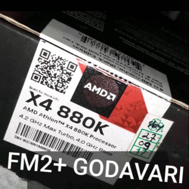 Godavari X4 880K AMD Athlon FM2+ 4.2Ghz not 860K 870K
