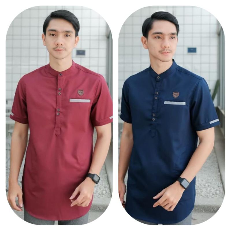 BAJU KOKO KURTA LENGAN PANJANG PRIA DEWASA (MATT KATUN TOYOBO ORIGINAL) SIZE M L XL XXL-3
