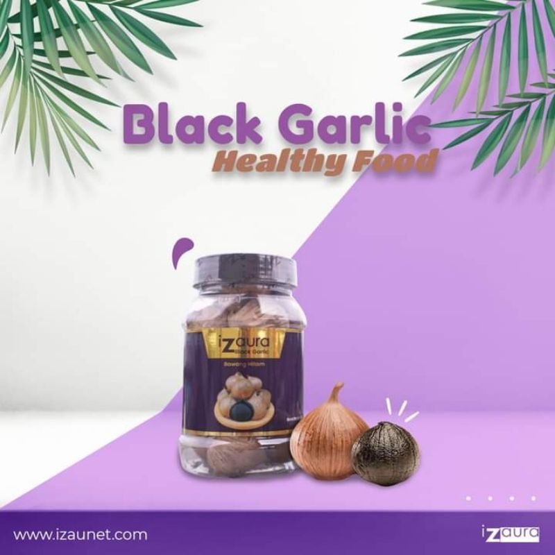 BLACK GARLIC IZAURA / BAWANG HITAM KEMASAN 100 GRAM