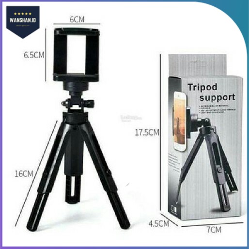 [WS]  Tripod Support Mini / Tripod Phone  Smartphone Penyangga Hp [TM-01 &amp; TM-02]