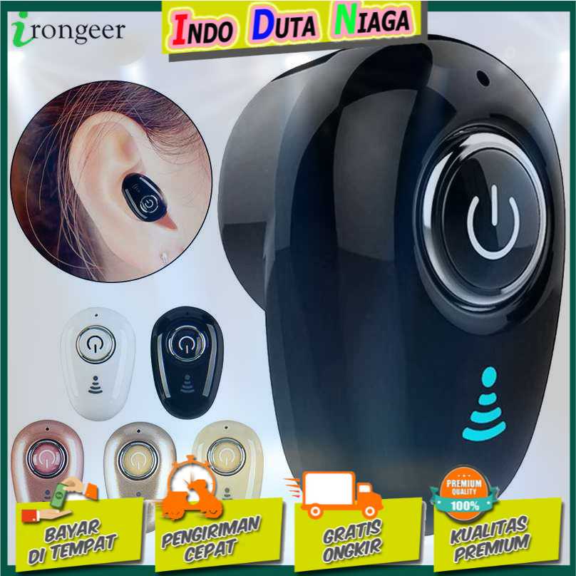 IDN TECH - IRONGEER Mini Bluetooth Earphone Handsfree Headset with Mic - S650+