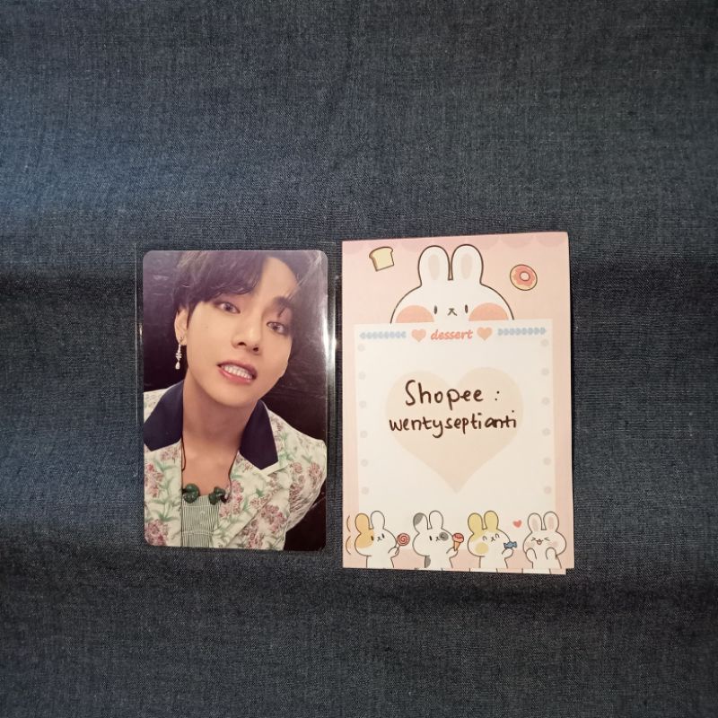 pc photocard tae taehyung mots one dvd