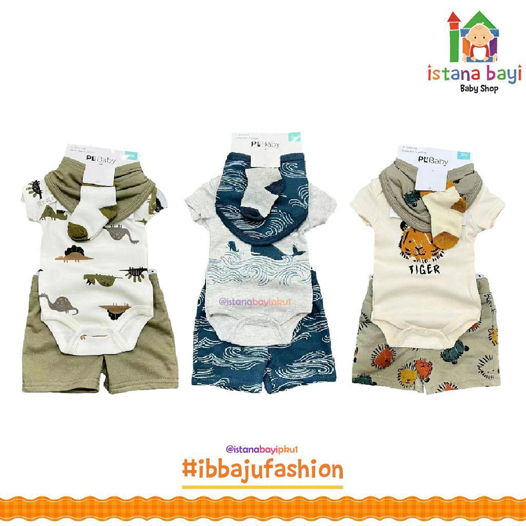 Catell Love Setelan Baby Jumper Slaber + kk / Setelan Anak/ Romper Bayi