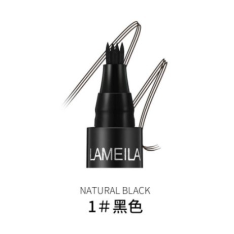 LAMEILA Eyebrow Waterproof Natural Eyebrow Pen Four-claw Eye Brow Tint Fork Tip Long Lasting DJ 784