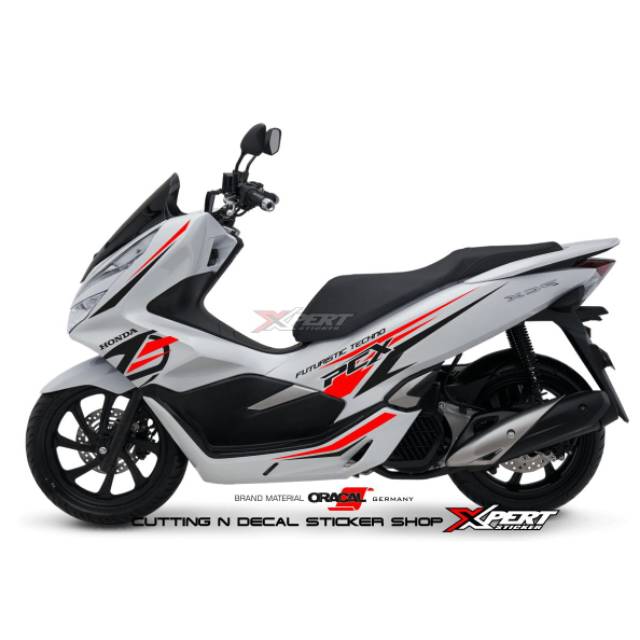Cutting Sticker PCX putih