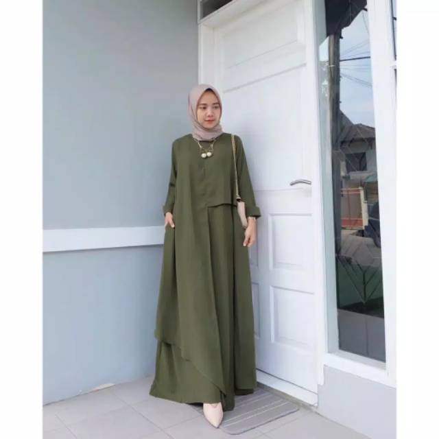 Miza dress baju gamis fashion muslim