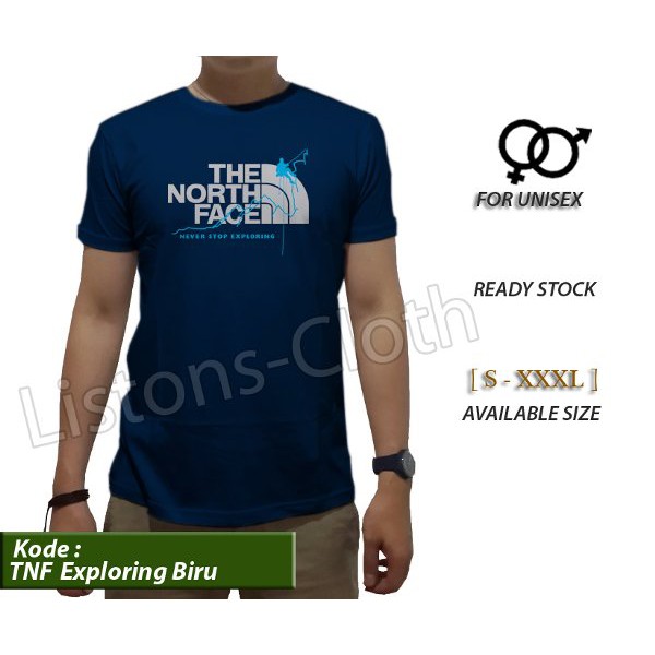 the north face never stop exploring t shirt