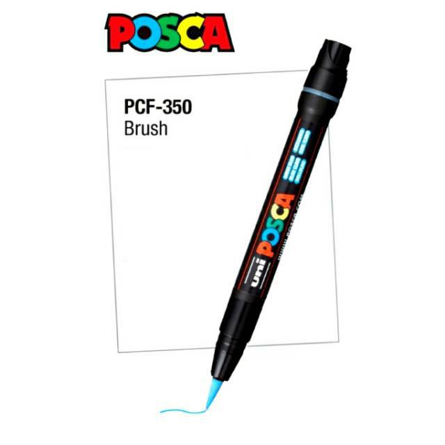 

Uni Posca Paint Marker PCF-350 - Brush Tip