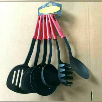 *COD*Spatula Set 6 In 1 - Peralatan Tumis Masak Centong - Kitchen Tool