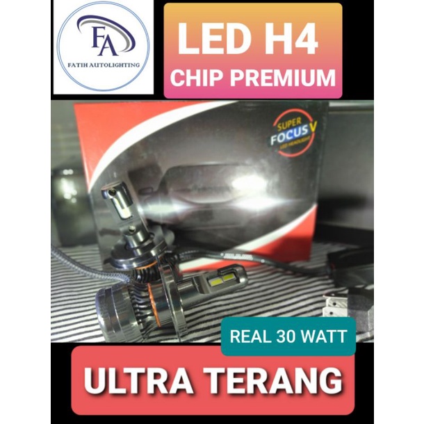 Lampu Utama Mobil LED H4 PREMIUM Bergaransi Super Terang Tembus Hujan Bukan Bohlam Dop Aes Vahid Vinyx Maxgtrs Turbo Ayoto Bi Xenon Iphcar Duromoto Aegis Hapag Sms