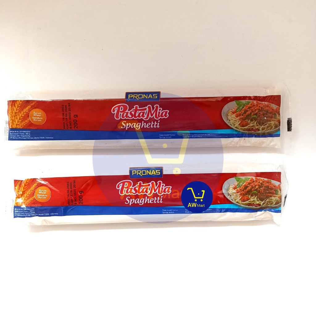 PRONAS PASTAMIA SPAGHETTI 200 GRAM