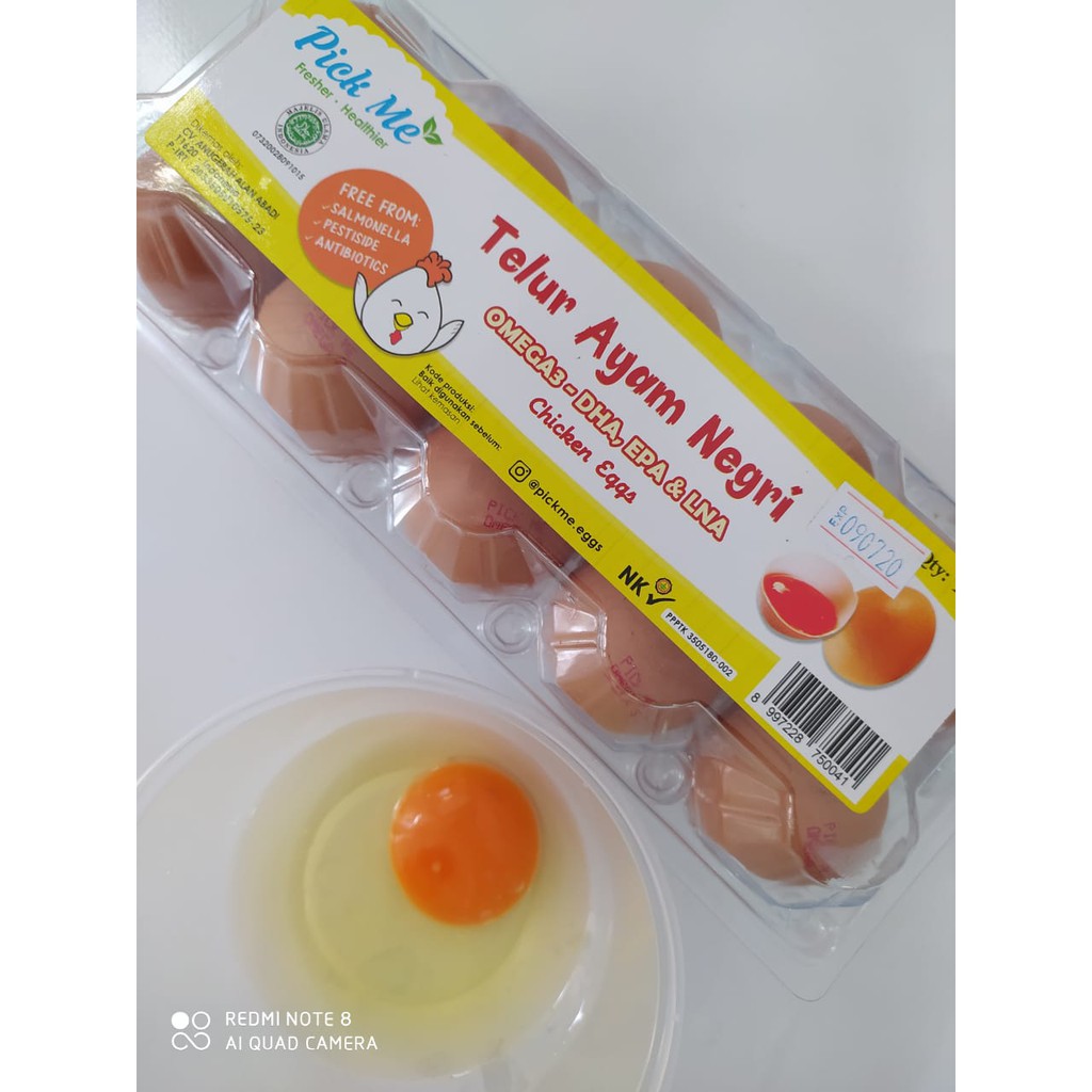 

Telur Ayam Negri Omega3 PICK ME (10 butir)