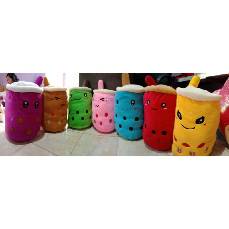Boneka boba milk tea led viral