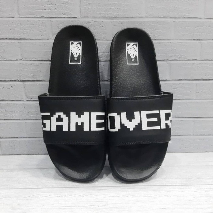 Sandal Vans Slop Game Over Black Import