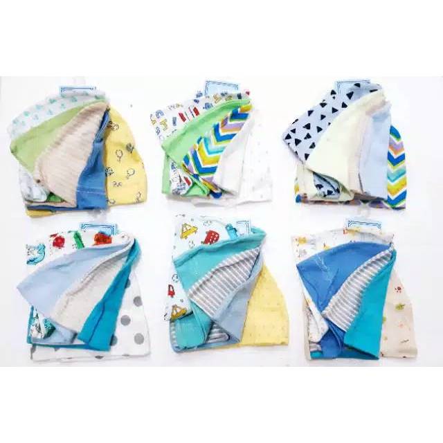 Topi bayi Isi 5 Car ter Bahan Lembut Head Cap Baby original Pelindung kepala Bayi keren Praktis