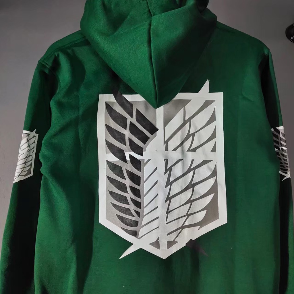 SWEATER HOODIE ATTACK ON TITAN UNTUK ANAK DAN DEWASA READY 3 WARNA