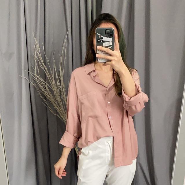 BAFAST - ZFF OOTD Kemeja Perempuan SANDYA / Goldy Longshirt Oversize / Kemeja Casual Wanita / Pakaian Kekinian Remaja Wanita / Kemeja Jumbo Lengan Panjang / Fahsion Ala Korean Style Wanita / Kemeja terlaris / Termurah / Outfit Wanita Kampus