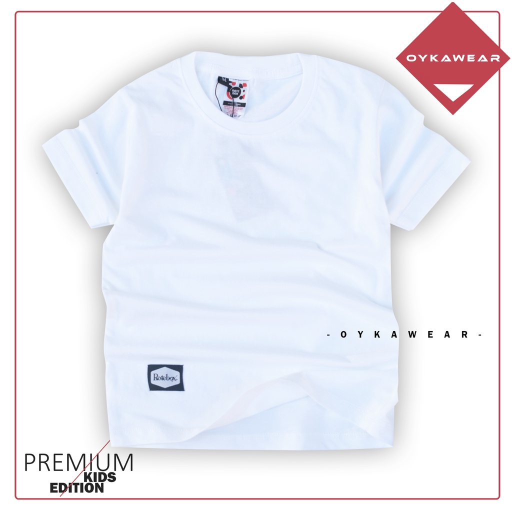 Rotebox Kaos Polos Distro Anak Laki Laki Umur 1-12 Tahun
