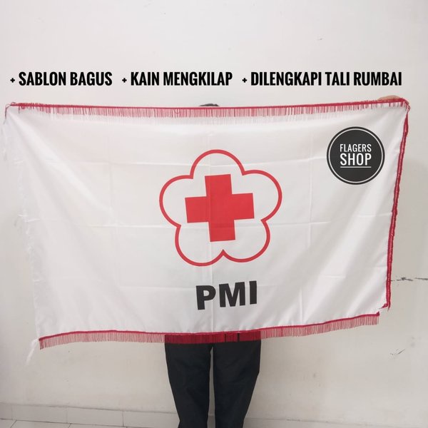 

terbatas BENDERA RUANGAN PMI INDONESIA 90x135 CM - UKURAN BESAR Berkualitas