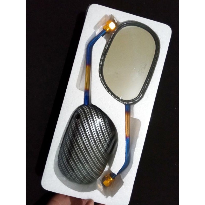 Spion mio carbon twotone universal semua motor YAMAHA