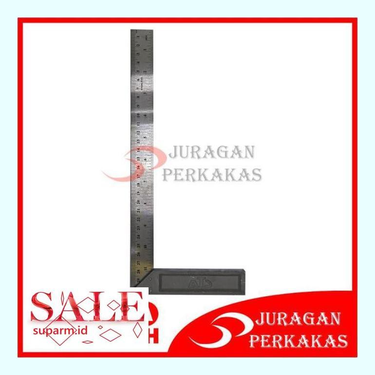 

0Sunsa0S Ats Siku Meter Tukang 12 Inch Penggaris Besi Ukur Sudut Pasekon 30 Cm 50Skunpk