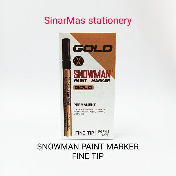 

Hari Ini Spidol Paint Marker Fine Tip Snowman / Spidol Kecil Permanent Diskon