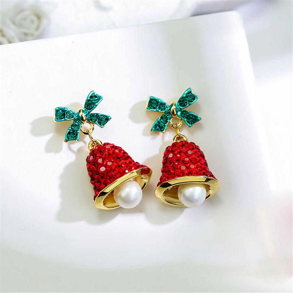 Lily Anting Fashion Wanita Natal Jingle Bell Lonceng