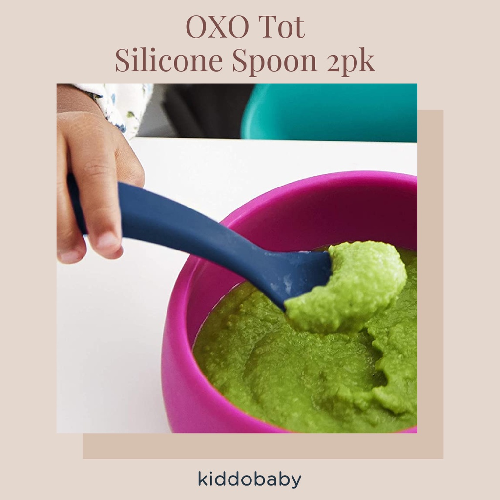 OXO Tot Silicone Spoon 2pk | Sendok Makan | Alat Makan