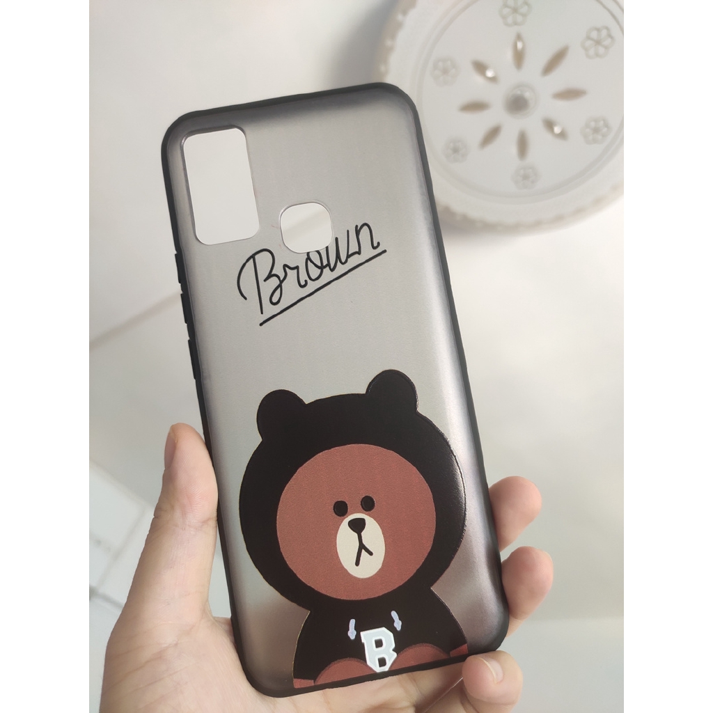 Casing Case Belakang Motif Beruang Lucu Untuk Infinix Hot 9 Play Shopee Indonesia