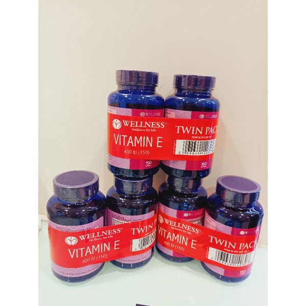 Wellness vitamin E 400 IU isi 150 buy 1 get 1