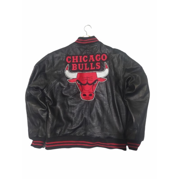 Leather jacket CHICAGO BULLS