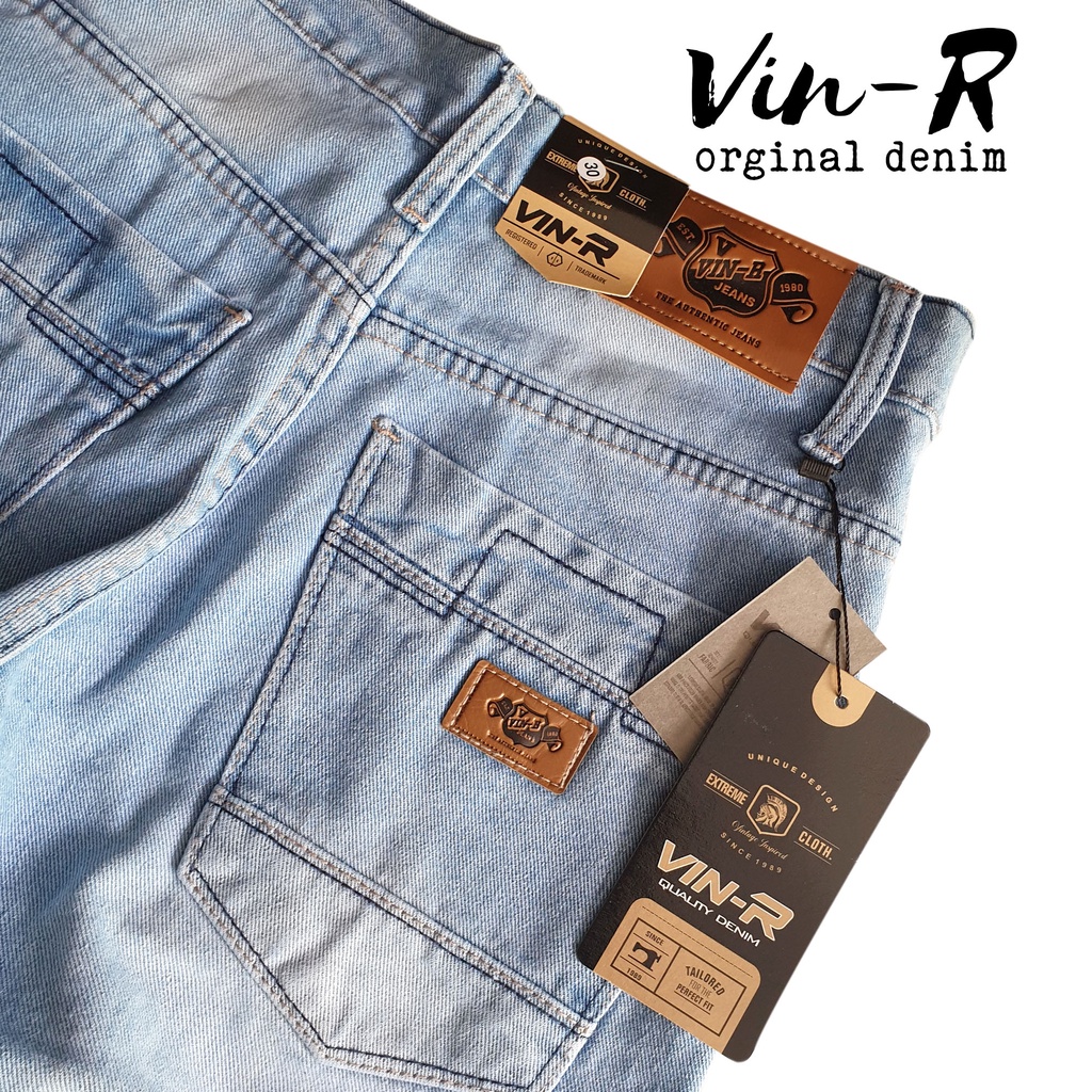 Jeans pendek tebaru original vin r distro non streac