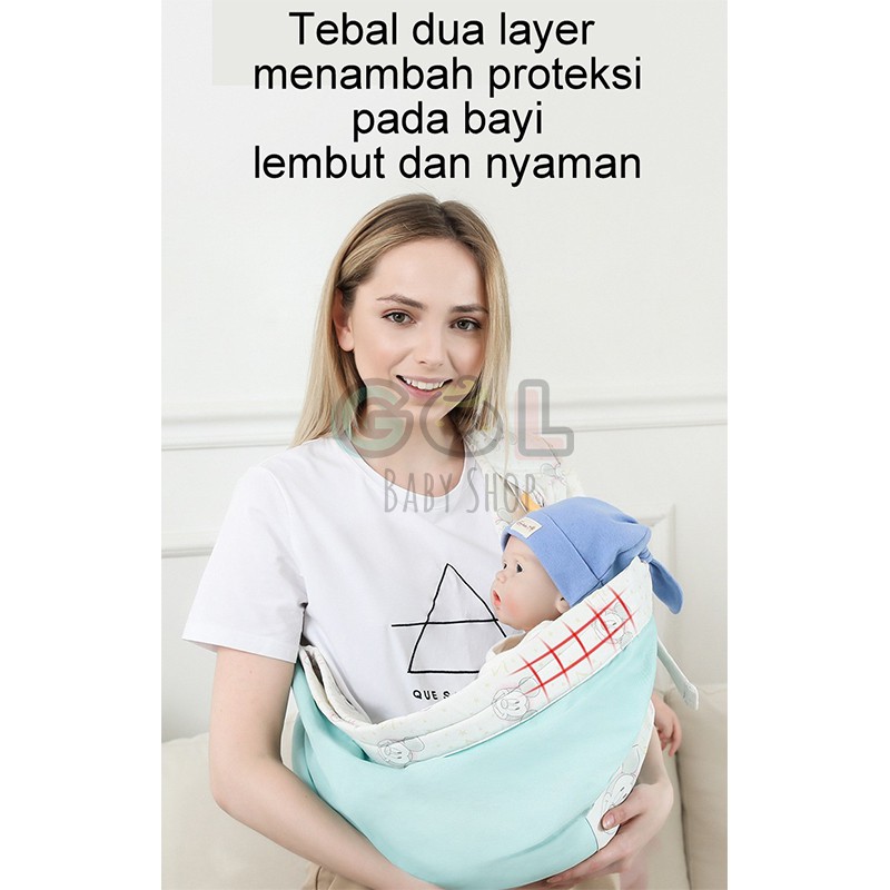 Gendongan bayi anak ring sling apron menyusui nursing celemek disney