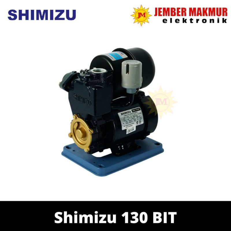 Shimizu PS 130BIT Pompa Air Otomatis Sumur Dangkal with Small Pressure Tank PS 130 BIT