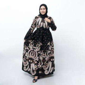 gamis / Dress batik /baju muslimah / batik katun Pekalongan / fations wanita muslimah  / batik katun