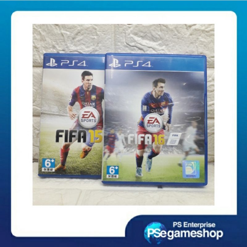 Ps4 Fifa 15 + Ps4 Fifa 16 ( preloved )