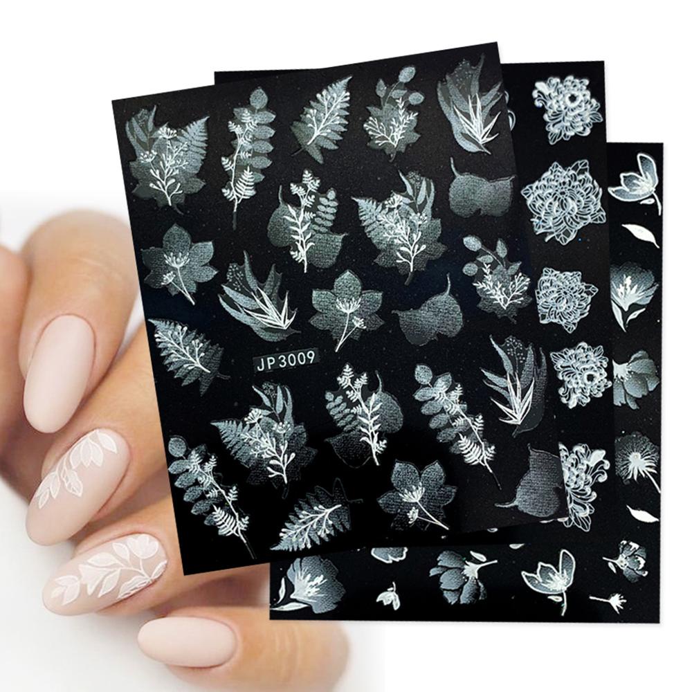 Preva Stiker Kuku DIY Manicure Flower Balet Elegan