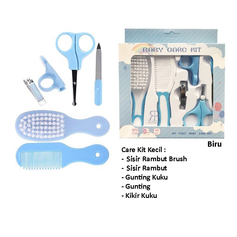 Baby Care Kit Gift Set 10in1 Sisir Bayi Set Gunting Kuku Bayi Kado Lahiran  Termometer Sedotan Ingus