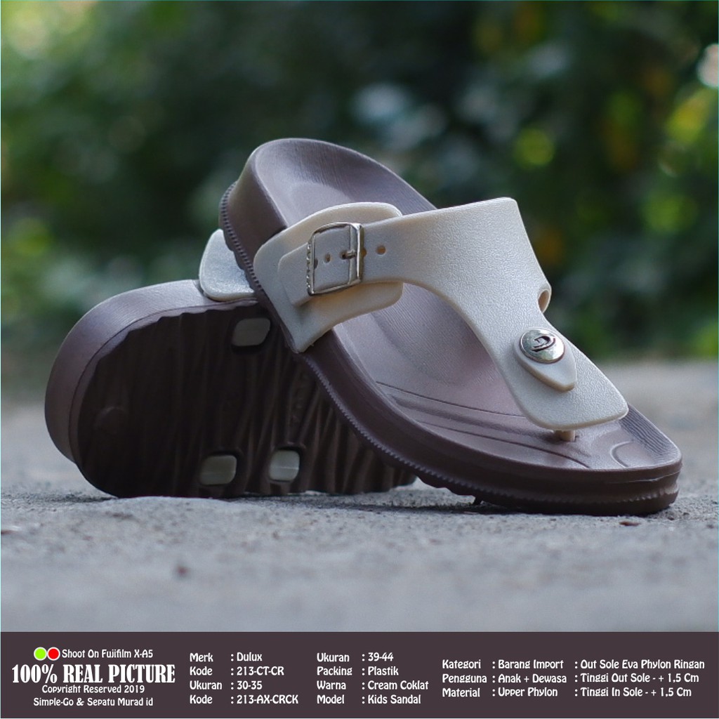 SANDAL JEPIT PRIA DEWASA KASUAL DULUX 213 SIZE 39-44