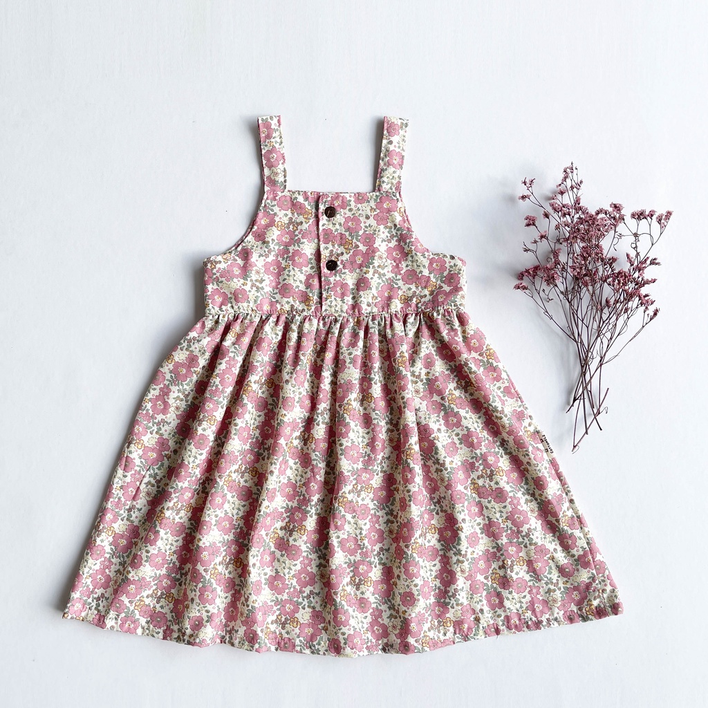 KIRA - DRESS ANAK PINAFORE RAYON KADO ULANG TAHUN BAYI MURAH BAJU KUTUNG