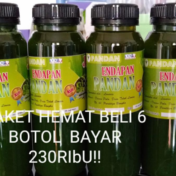 

(COD) endapan daun pandan wangi 100% murni